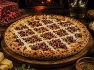 Pizza Charque com Catupiry da Tyccon Pizzaria